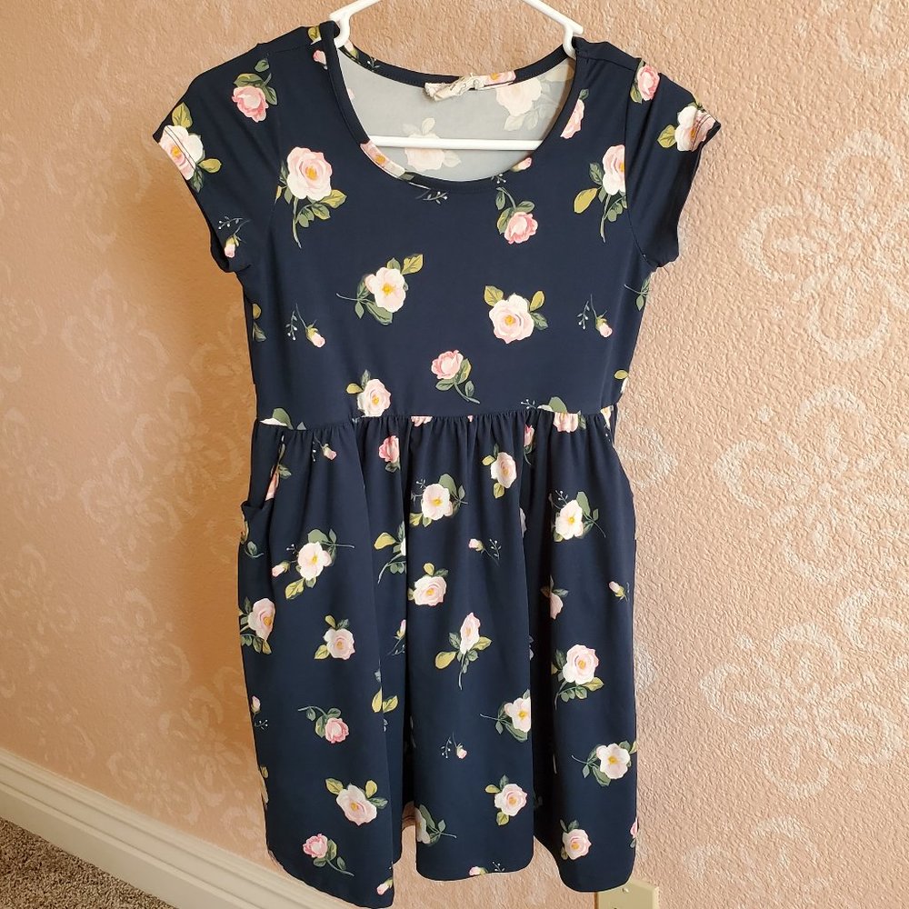 Cotton stretch dress